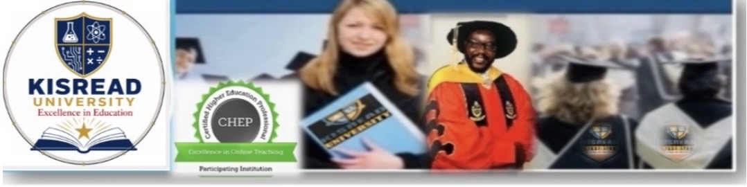 Kisread University official profile with crest and academic community